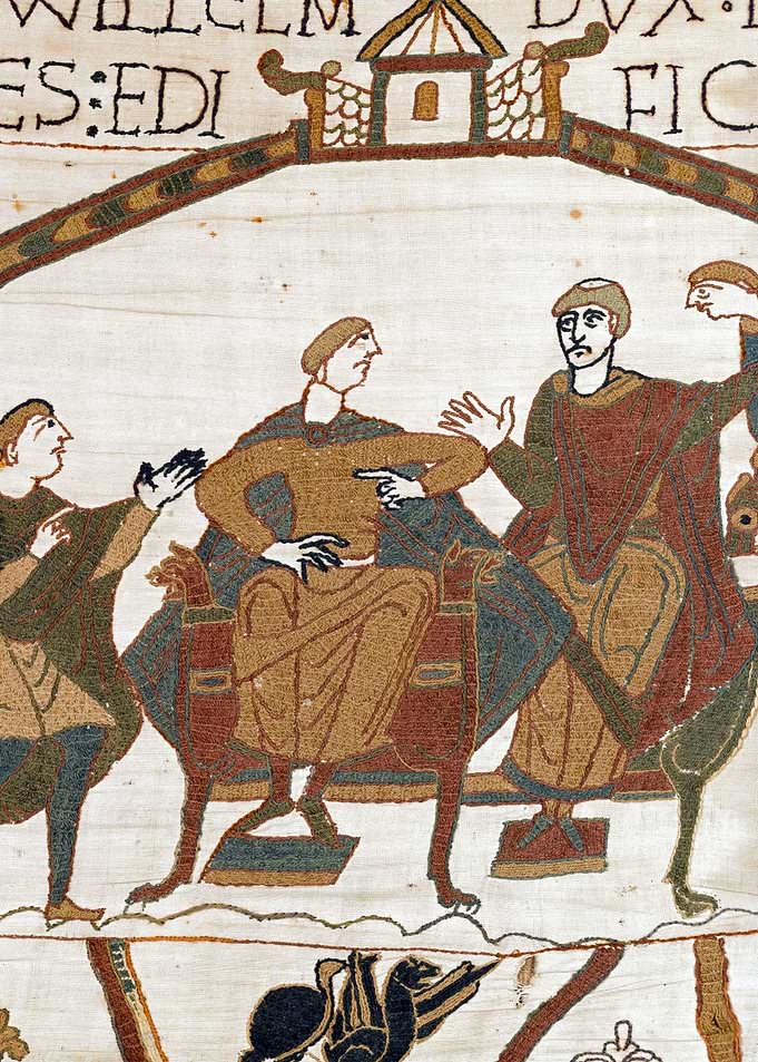 Duke William Orders ships to be Built Bayeux Tapestry Scene 35