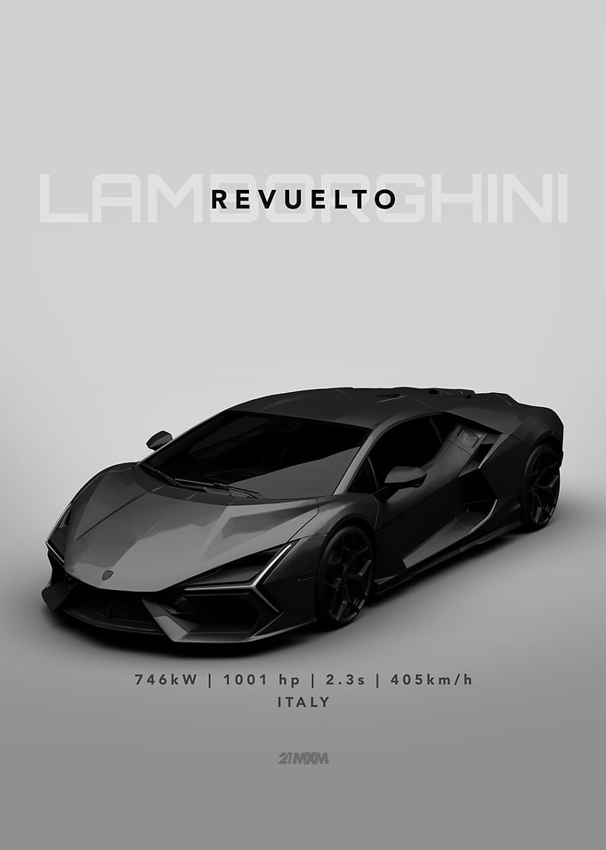 Lamborghini Revuelto Poster