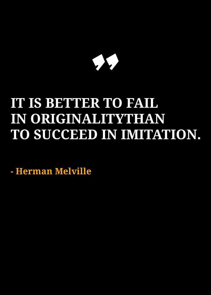 Herman Melville Quote on Originality