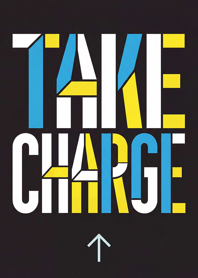 Take Charge Text Art