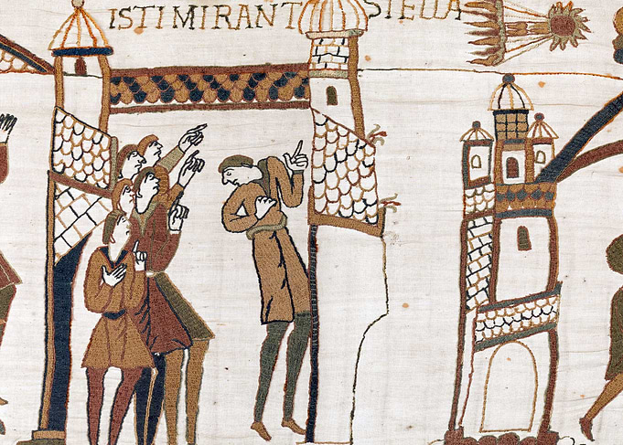 The People Marvel at the Star Bayeux Tapestry Scene 32