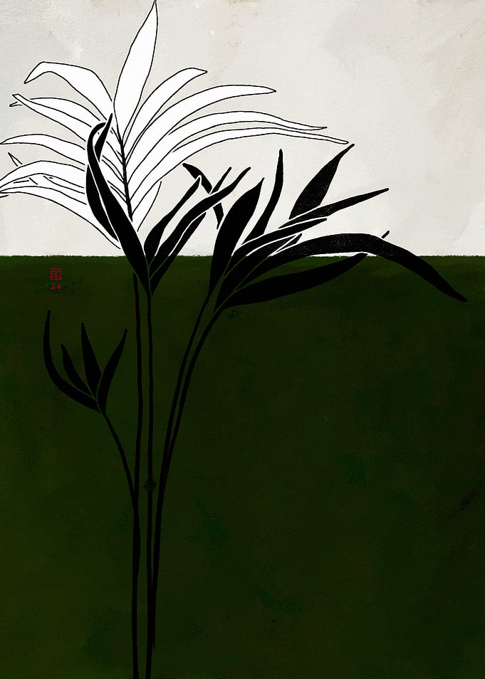 Minimalist Floral Illustration 808
