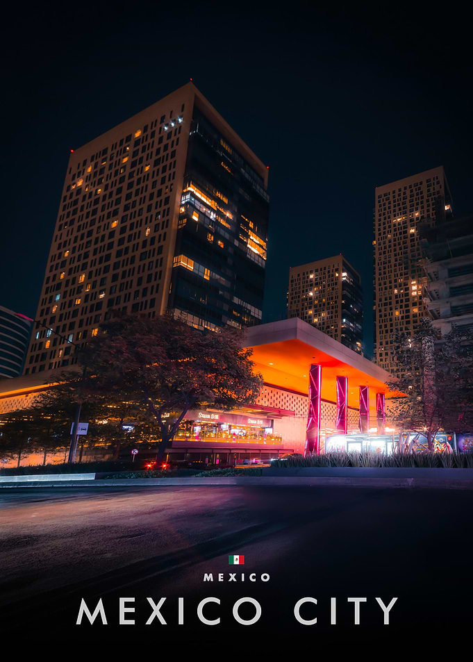 Mexico City at Night