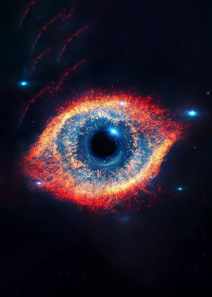 Cosmic Eye Black Hole Nebula