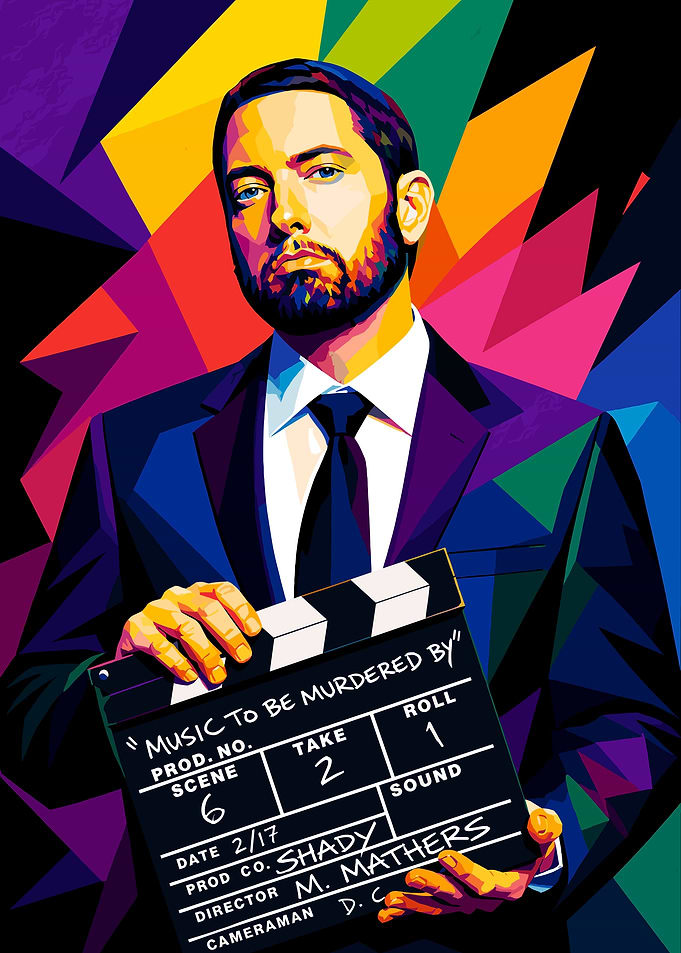 Eminem Pop Art Portrait