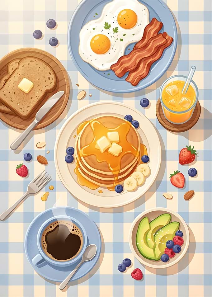 Wholesome Breakfast Spread