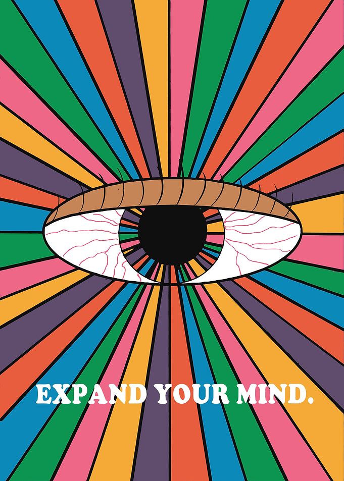 Expand Your Mind Psychedelic Eye