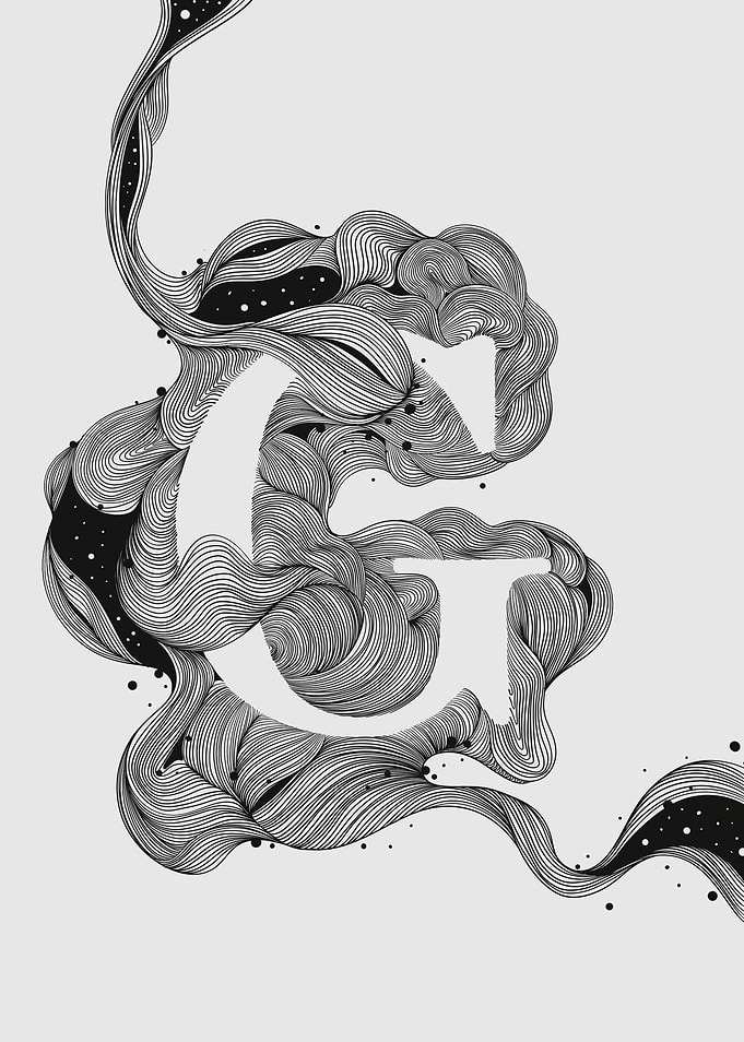 Abstract Letter G Design