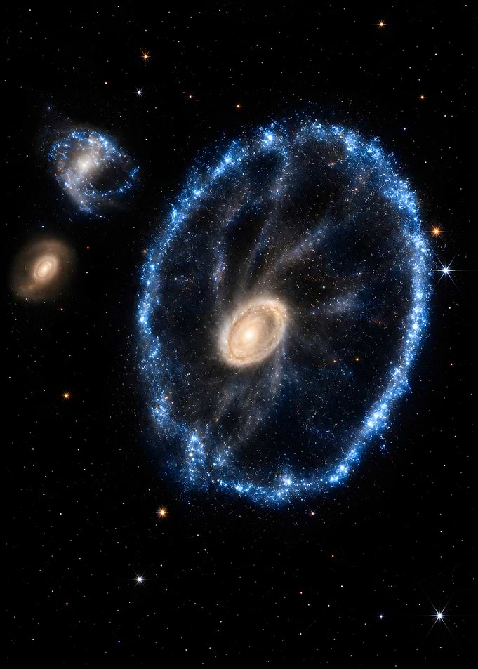 Cartwheel Galaxy and Companions