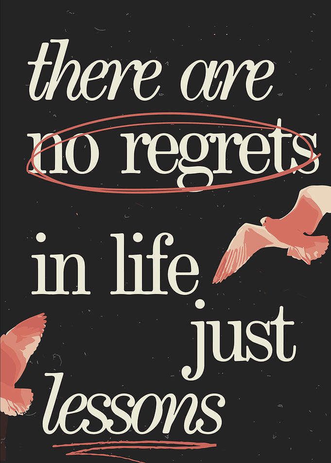 Life Lessons Quote with Birds