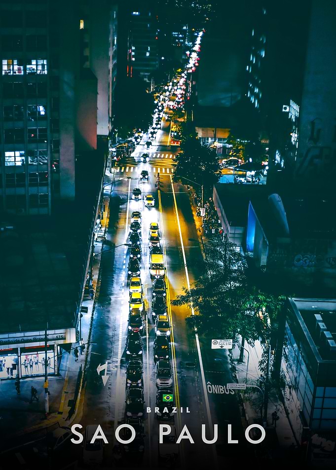 Sao Paulo Night Traffic