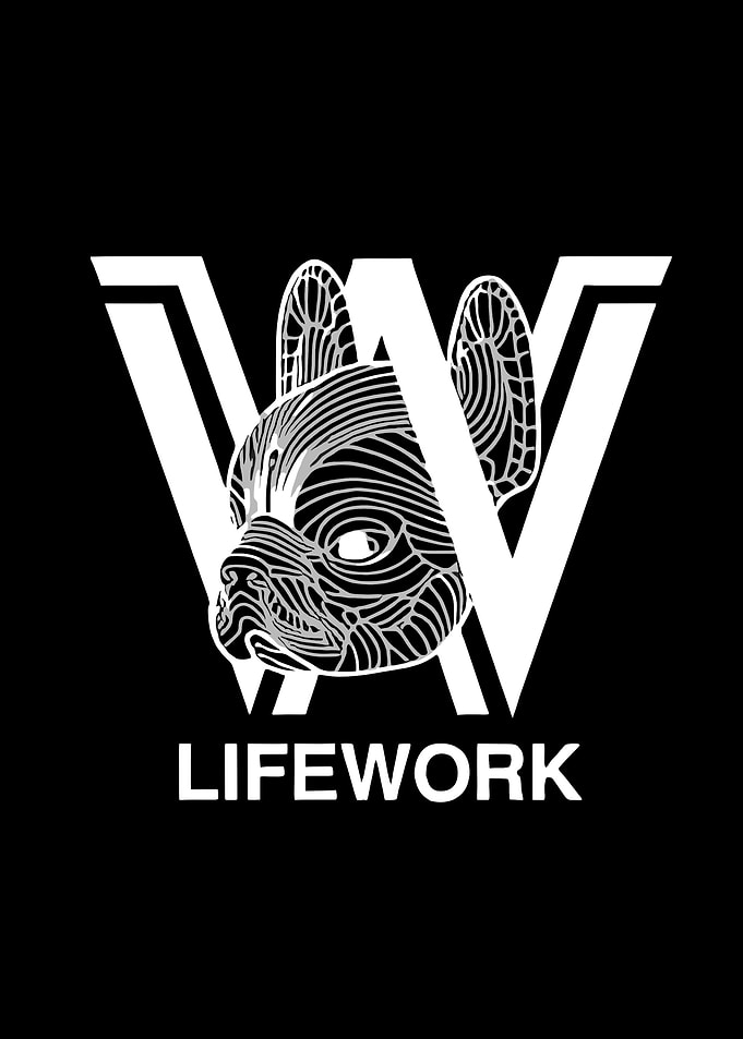 French Bulldog 'W' Logo