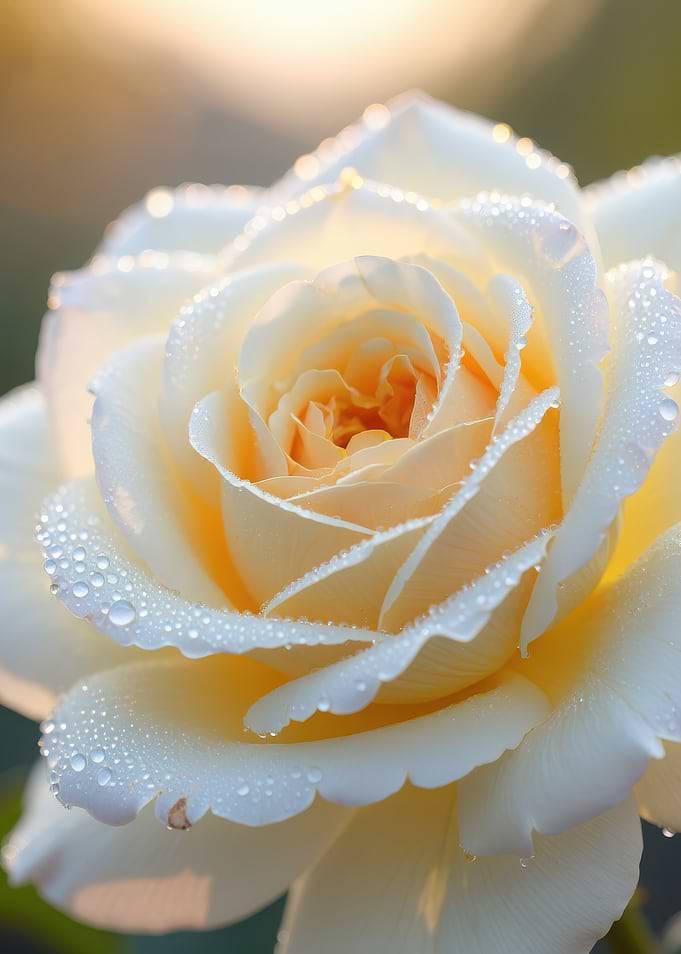 Dew-Kissed Cream Rose