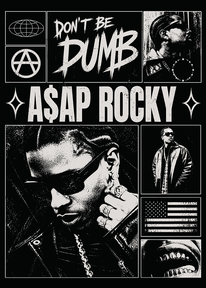 A$AP Rocky 'Don't Be Dumb' Graphic