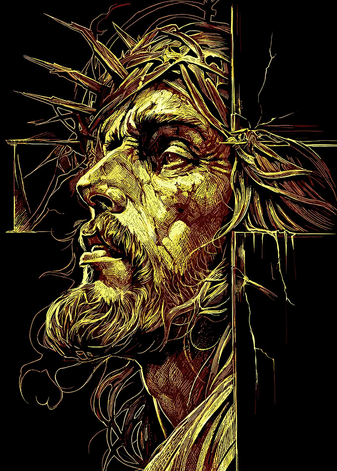 Jesus Christ with Crown of Thorns