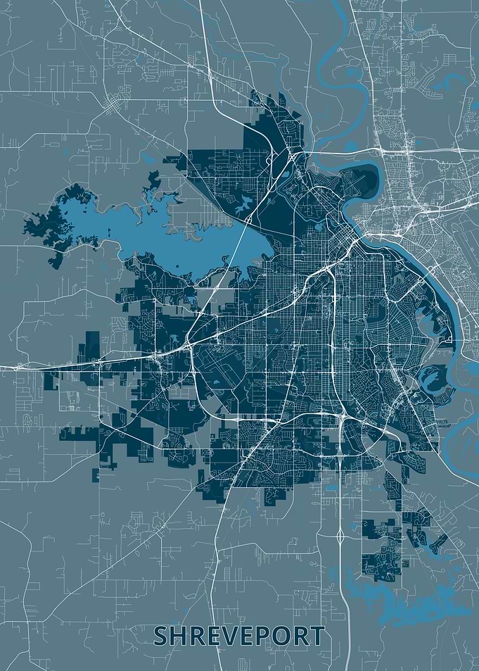 Shreveport City Map