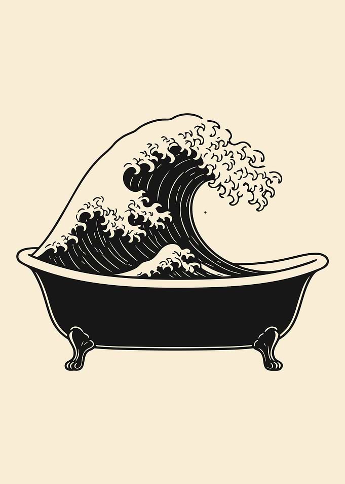 Wave in a Bathtub