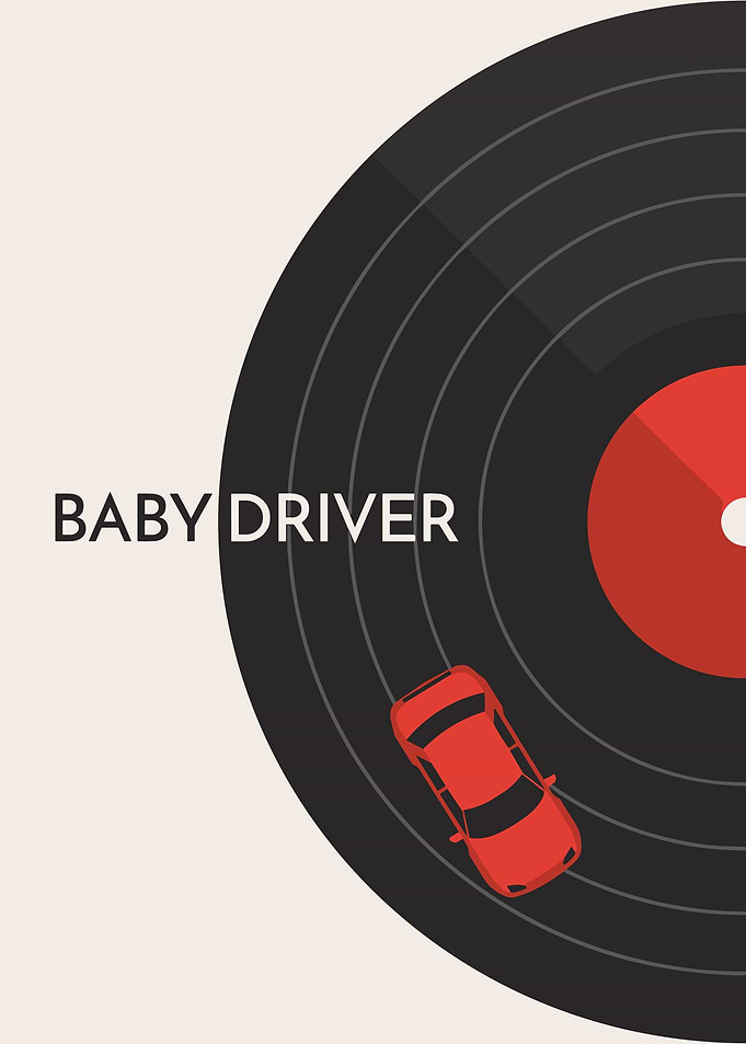 Baby Driver Vinyl Record Car