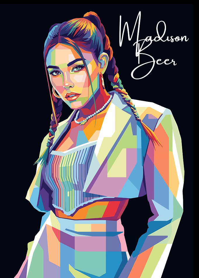 Madison Beer Pop Art Portrait
