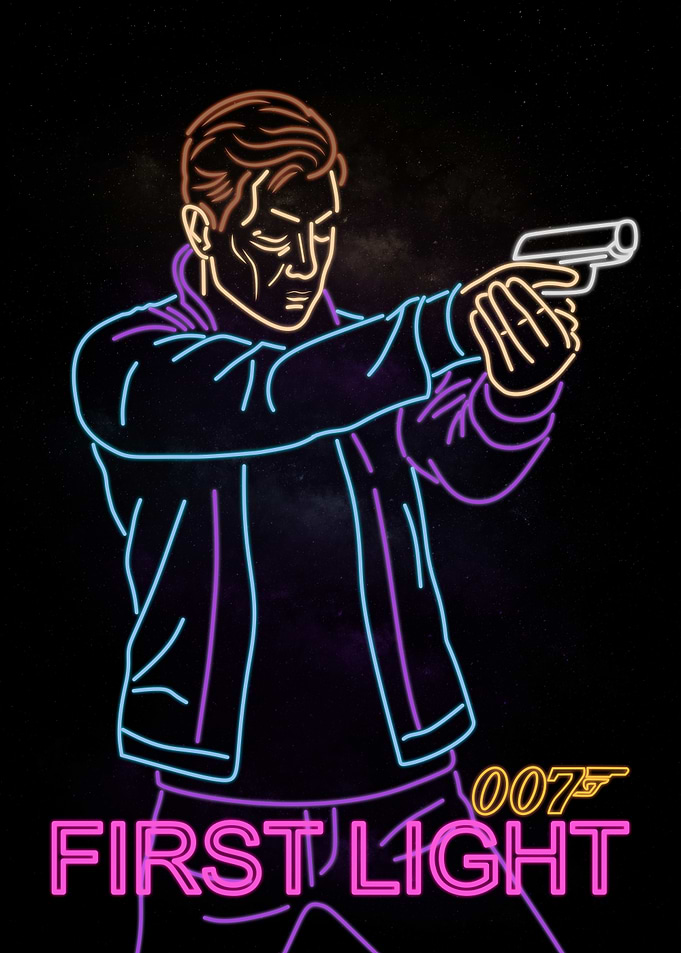 Neon James Bond First Light