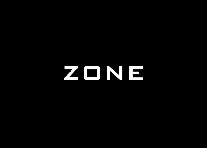 ZONE text logo