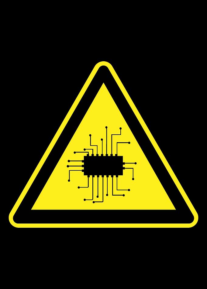AI Hazard Warning Sign