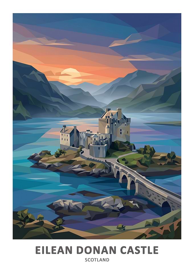 Eilean Donan Castle at Sunset