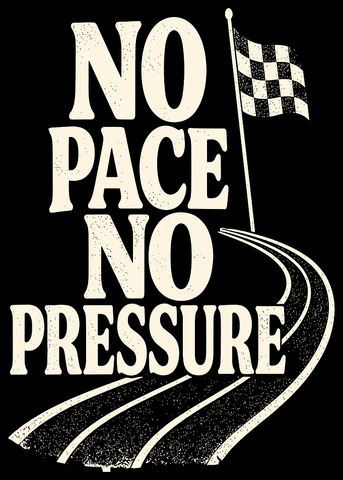 No Pace No Pressure Racing Graphic
