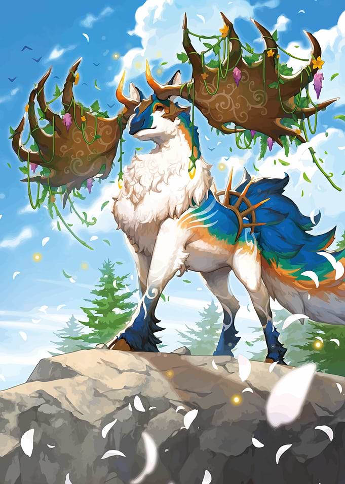 Majestic Forest Spirit Deer