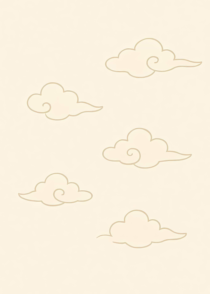 Traditional Asian Clouds Pattern
