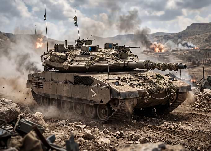 Tank in Combat