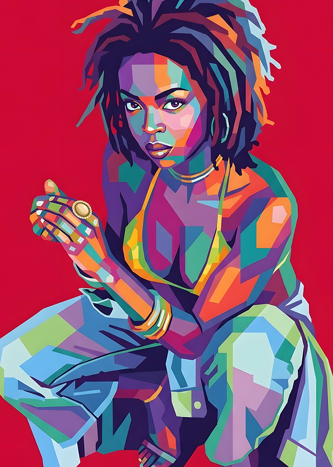 Lauryn Hill Pop Art Portrait