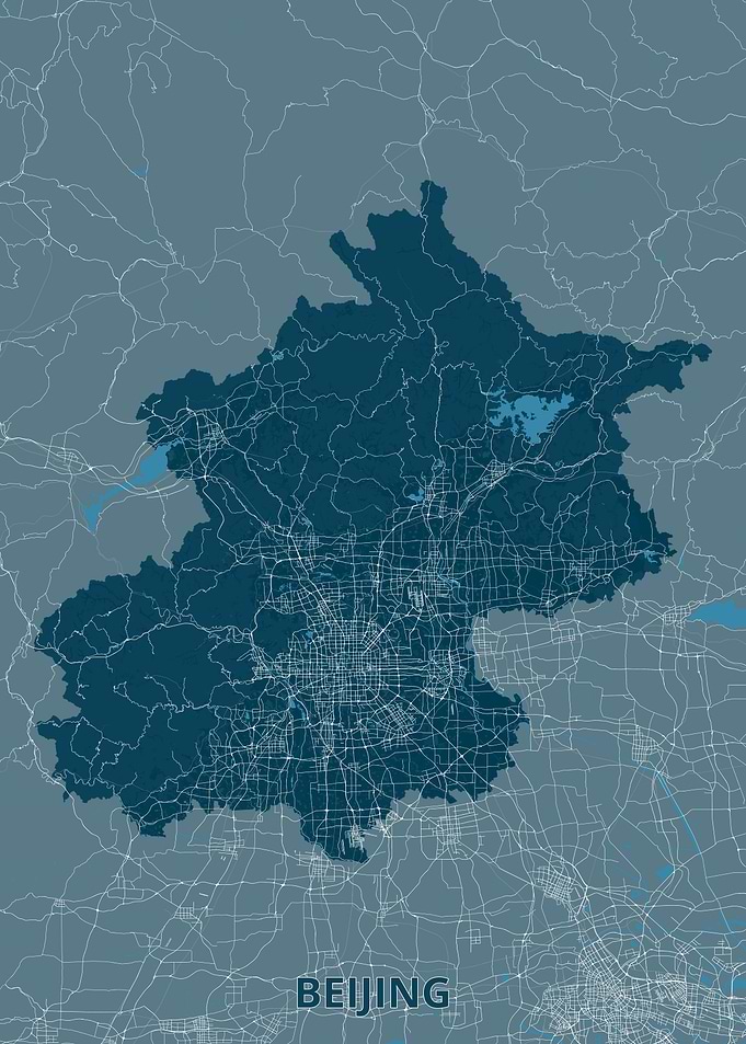 Map of Beijing