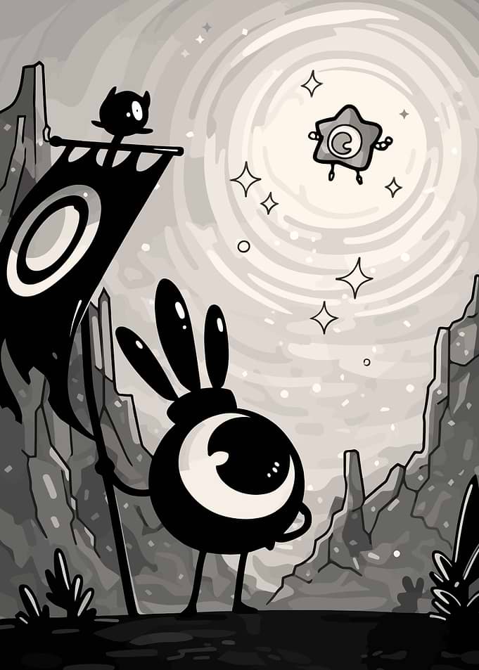 Cute Characters in a Cosmic Landscape