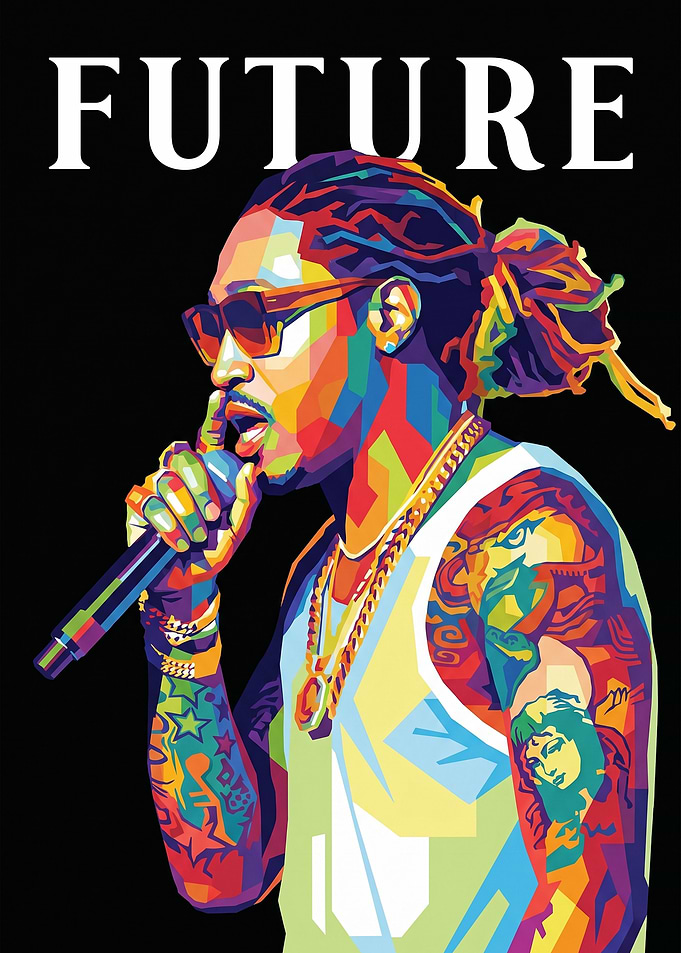 Future Pop Art Portrait
