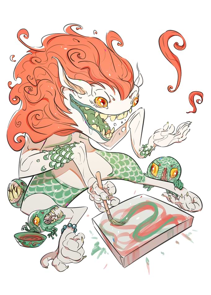 Demon painter