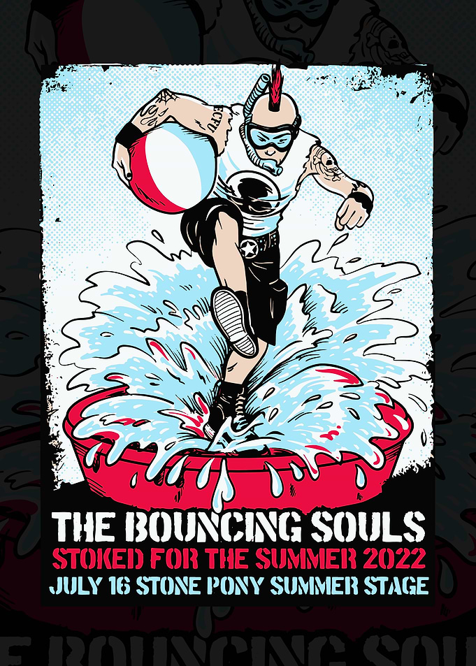 The Bouncing Souls Summer Concert Poster