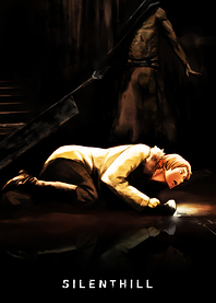 Silent Hill Pyramid Head and Victim