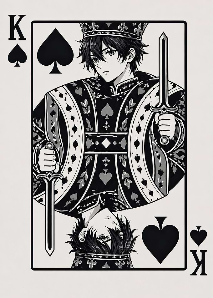 King of Spades Anime Card