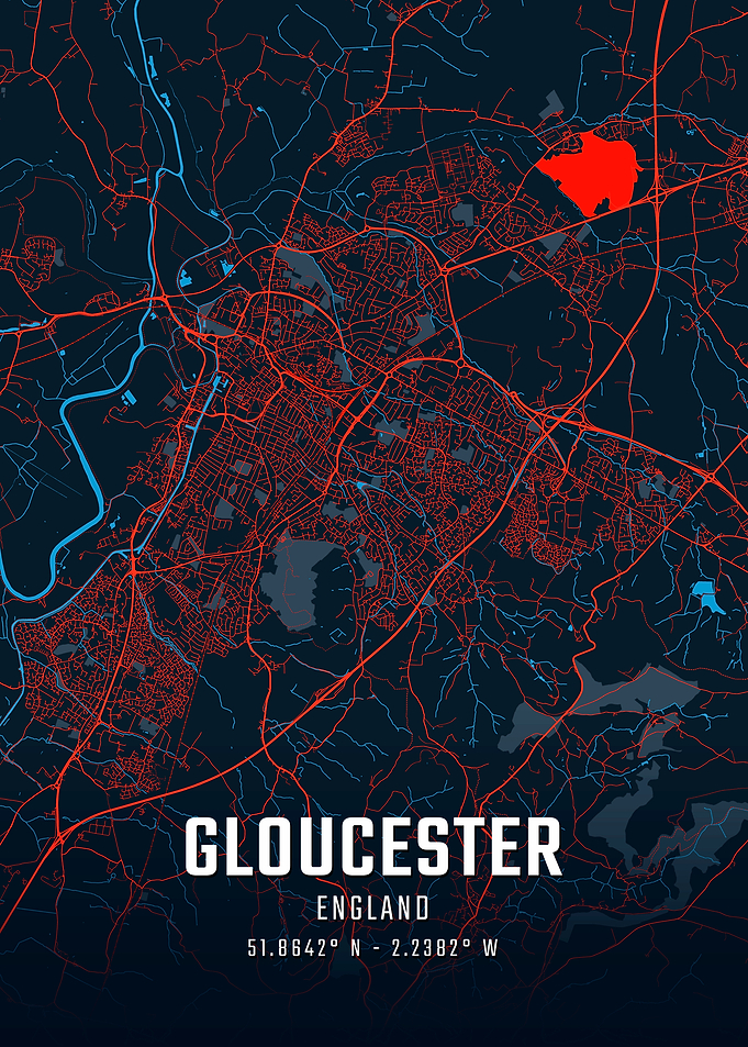 Gloucester City Map
