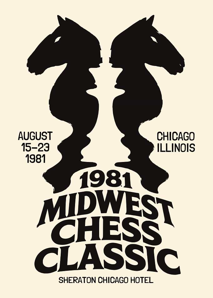 1981 Midwest Chess Classic Poster