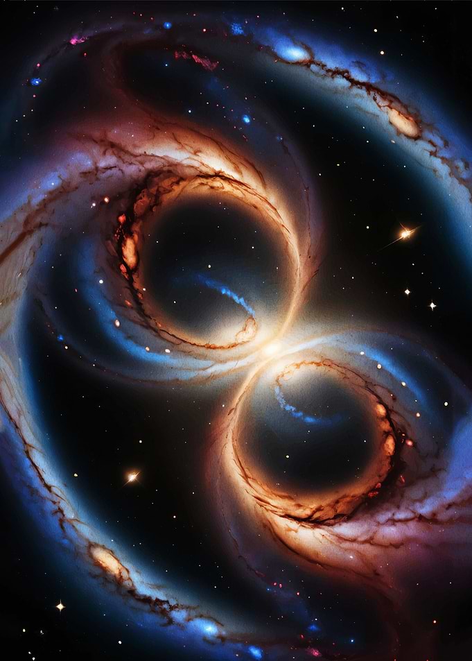 Interacting Galaxies in Deep Space