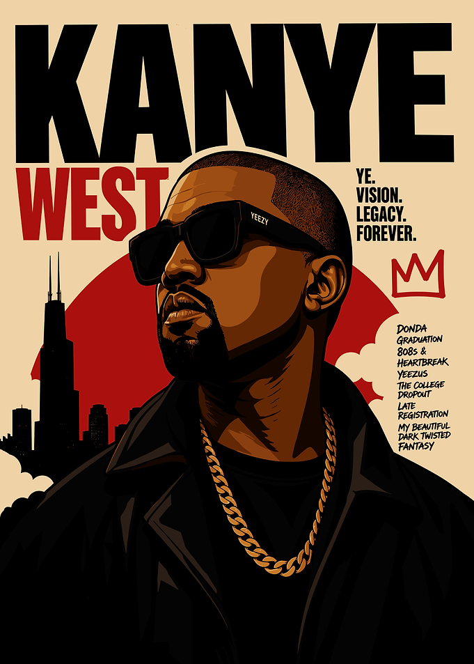 Kanye West Portrait