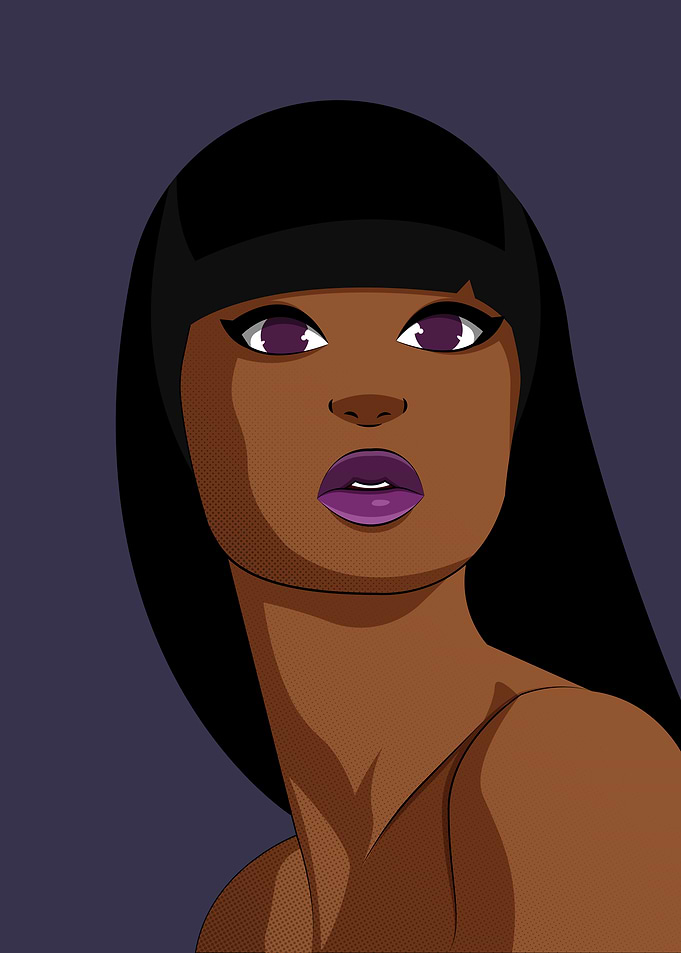 Pop Art Portrait of a Woman