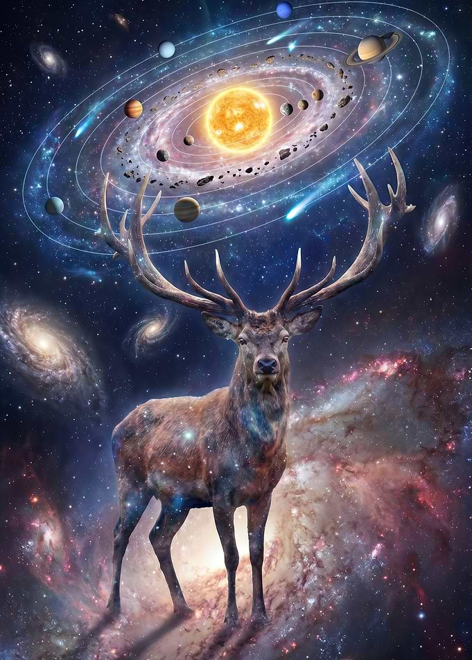 Cosmic Deer in Solar System