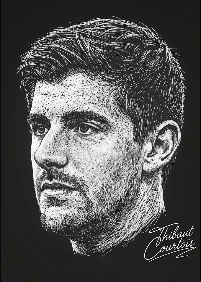 Thibaut Courtois Portrait