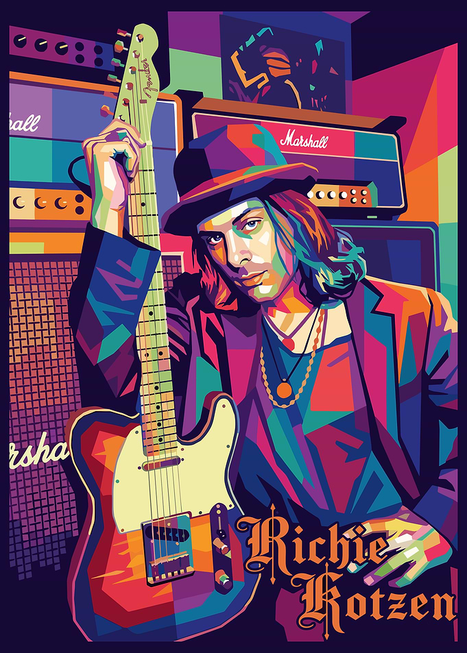 Richie Kotzen Pop Art Portrait