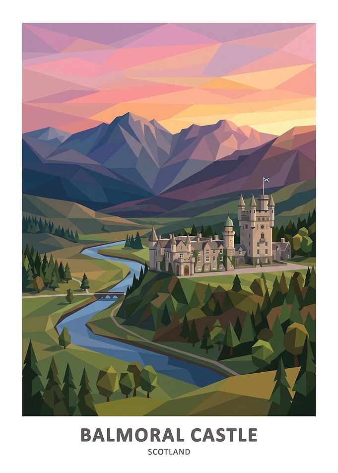 Balmoral Castle Scotland Landscape