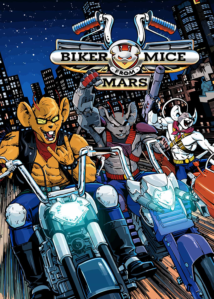 Biker Mice from Mars on Motorcycles