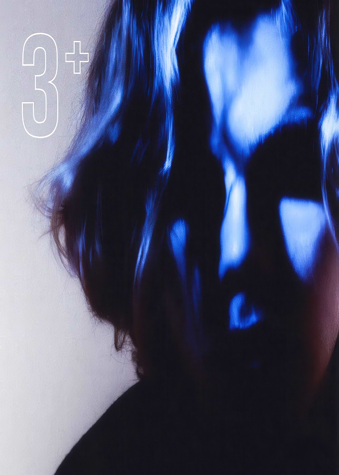 3+ Abstract Blue Portrait